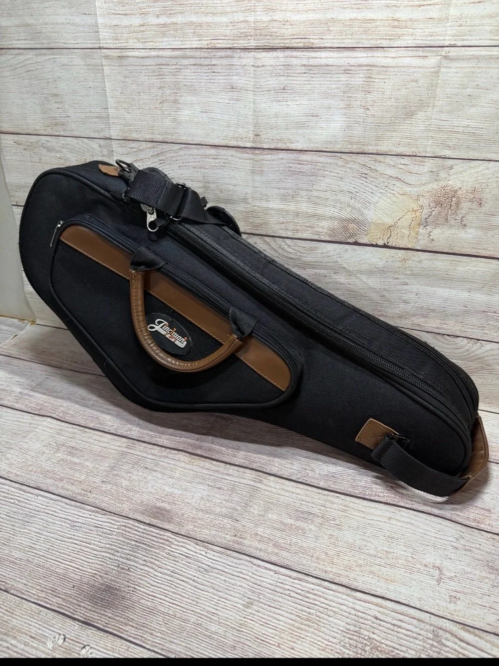 Black & Brown Alto Saxophone Soft case protection - Padded Carrying Case